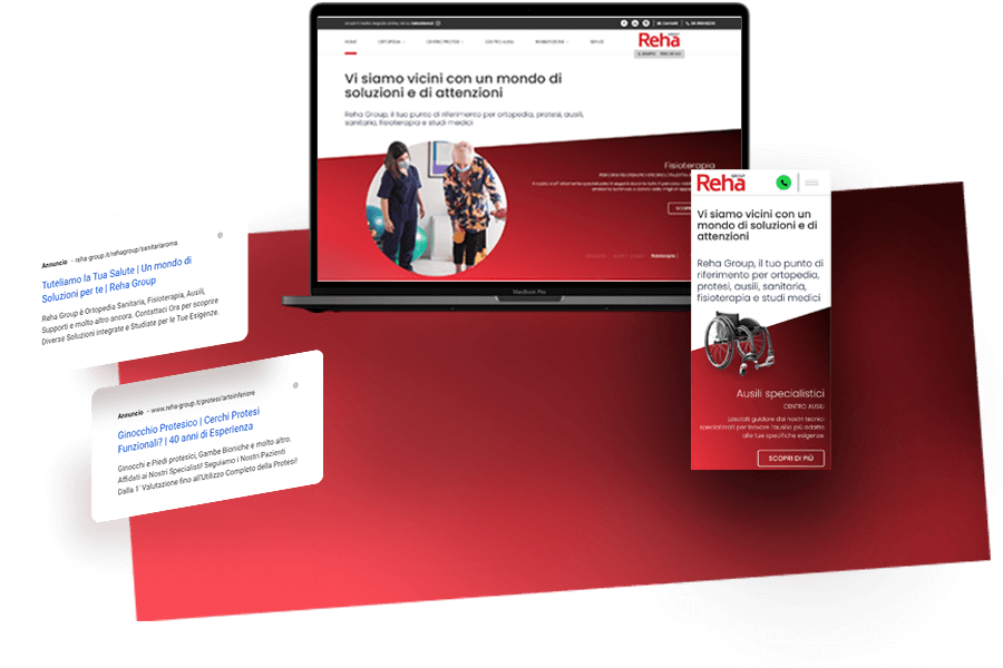 anteprima progetto  cliente REHA