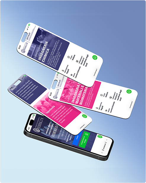 Versione mobile del sito DICMaPI