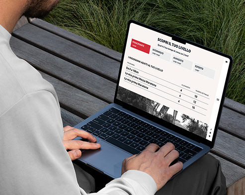 Sezione pacchetti e abbonamenti Runner Trainer